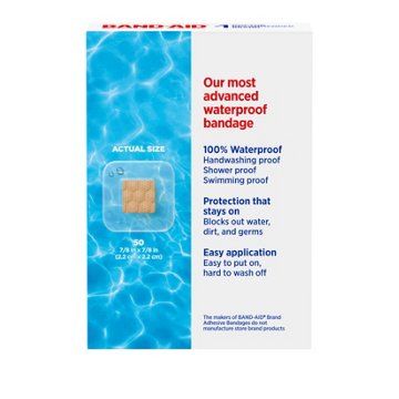 Band-Aid Waterproof Clear Spot Bandages - Small, 50 ct