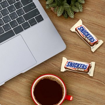 Snickers Almond Chocolate Fun Size Candy Bars, 5 pk