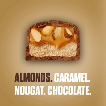 Snickers Almond Chocolate Fun Size Candy Bars, 5 pk
