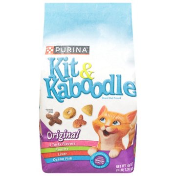 Kit & Kaboodle Purina Dry Cat Food - Original Poultry, Liver and Ocean Fish Flavors