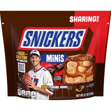 Snickers Minis Chocolate Candy Bars - Sharing Size