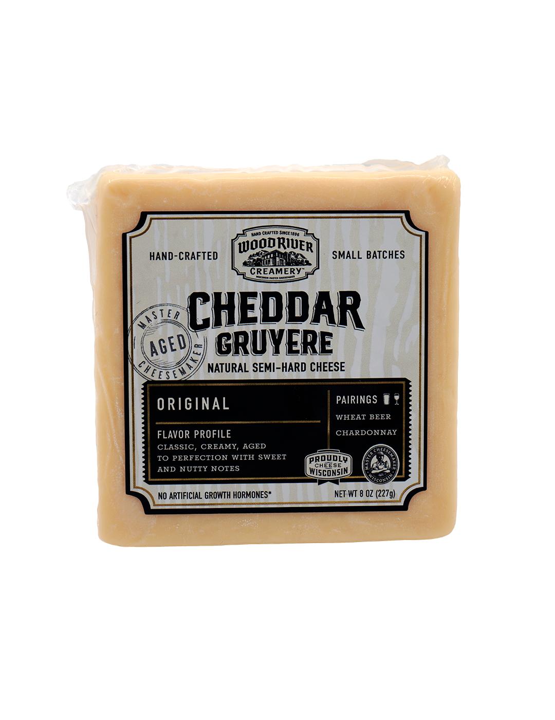 Wood River Creamery Cheddar Gruyere Cheese - Original; image 1 of 2