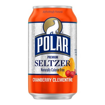Polar Seltzer Water Cranberry Clementine 8 pk Cans