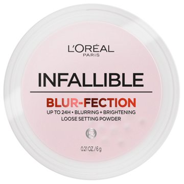 L'Oréal Paris Infallible Blurfection Loose Setting Powder - Brightening Light Pink