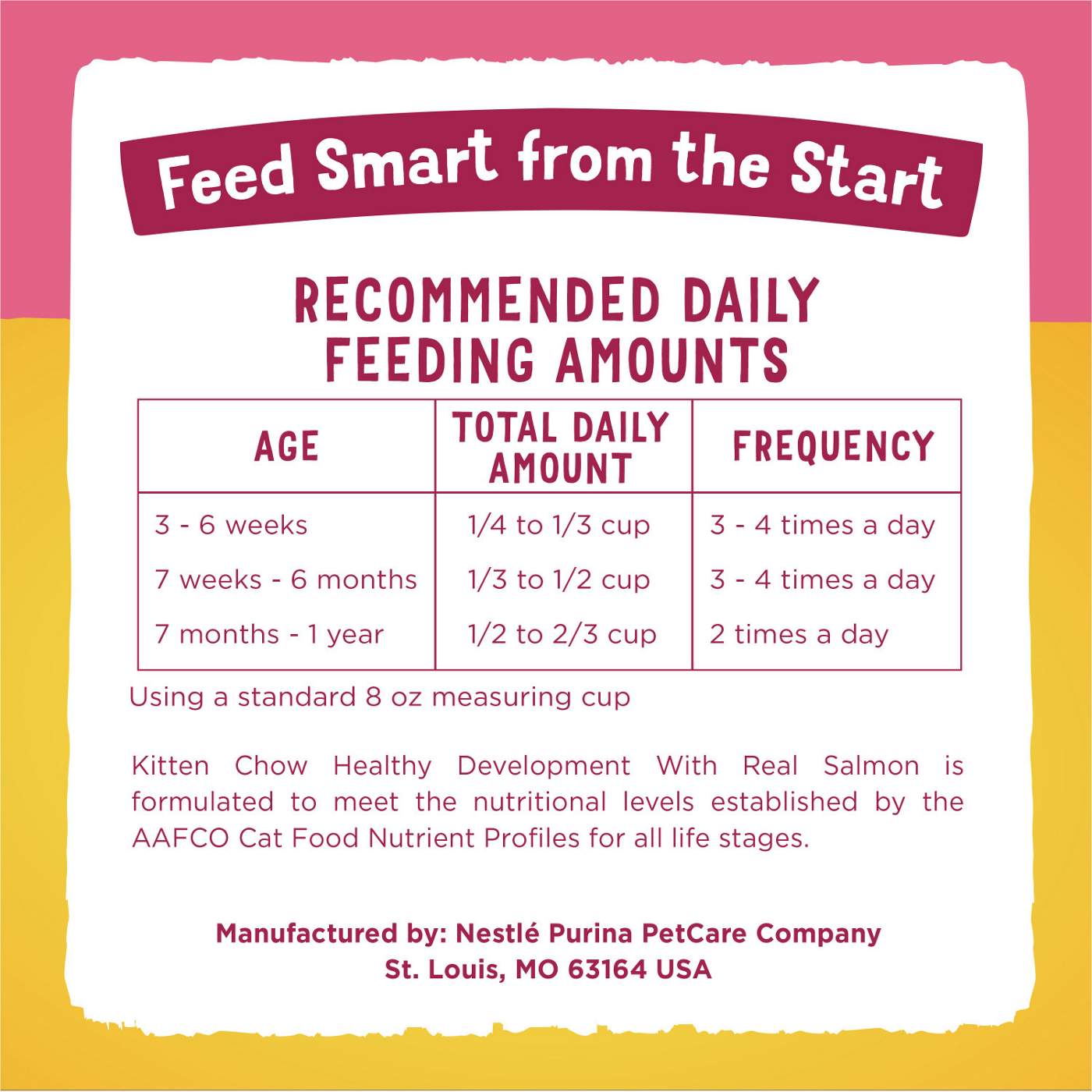 Kitten Chow Purina Healthy Development Cat Food - Real Salmon; image 8 of 10