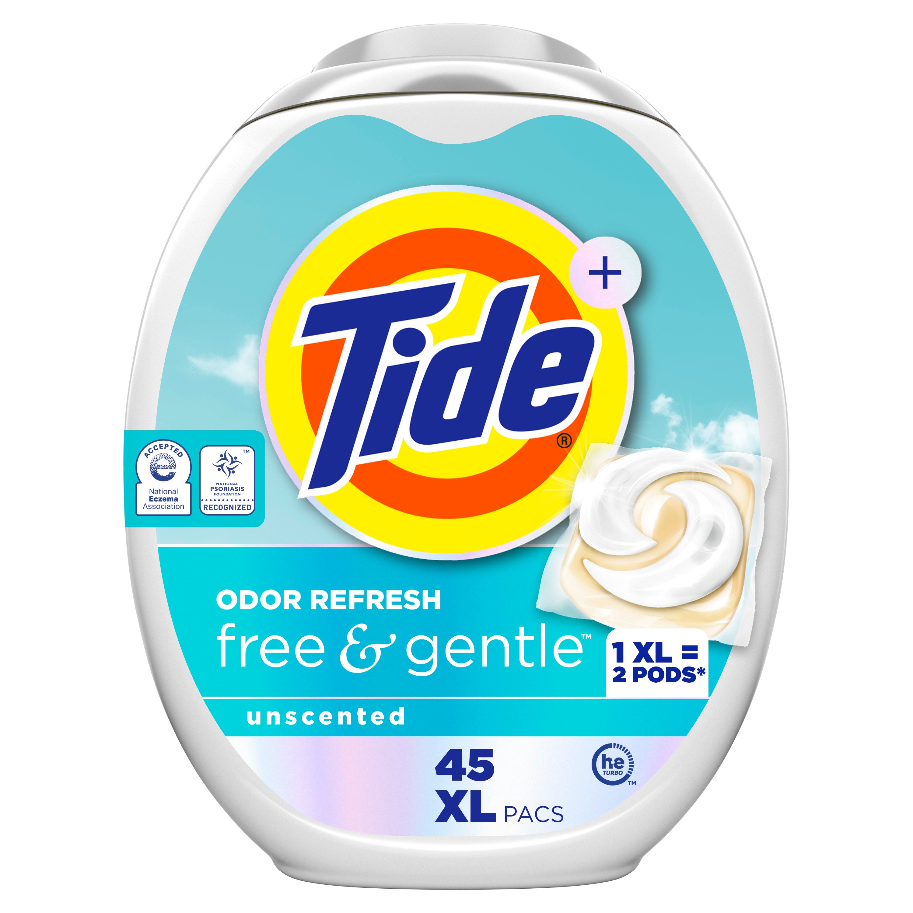 elfbar elfa kaufen Tide PODS Free & Gentle Laundry Pacs, 156 ct main image 1