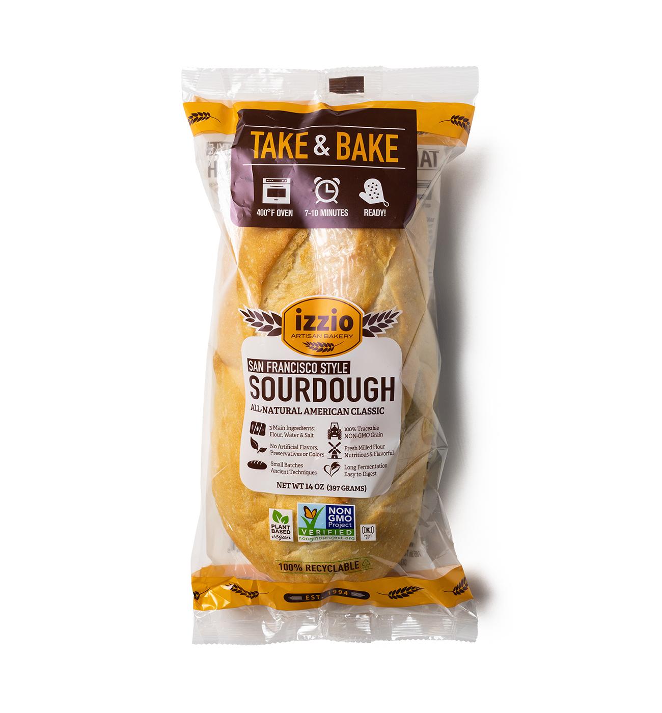 izzio Artisan Bakery San Francisco-Style Sourdough Take & Bake; image 1 of 2