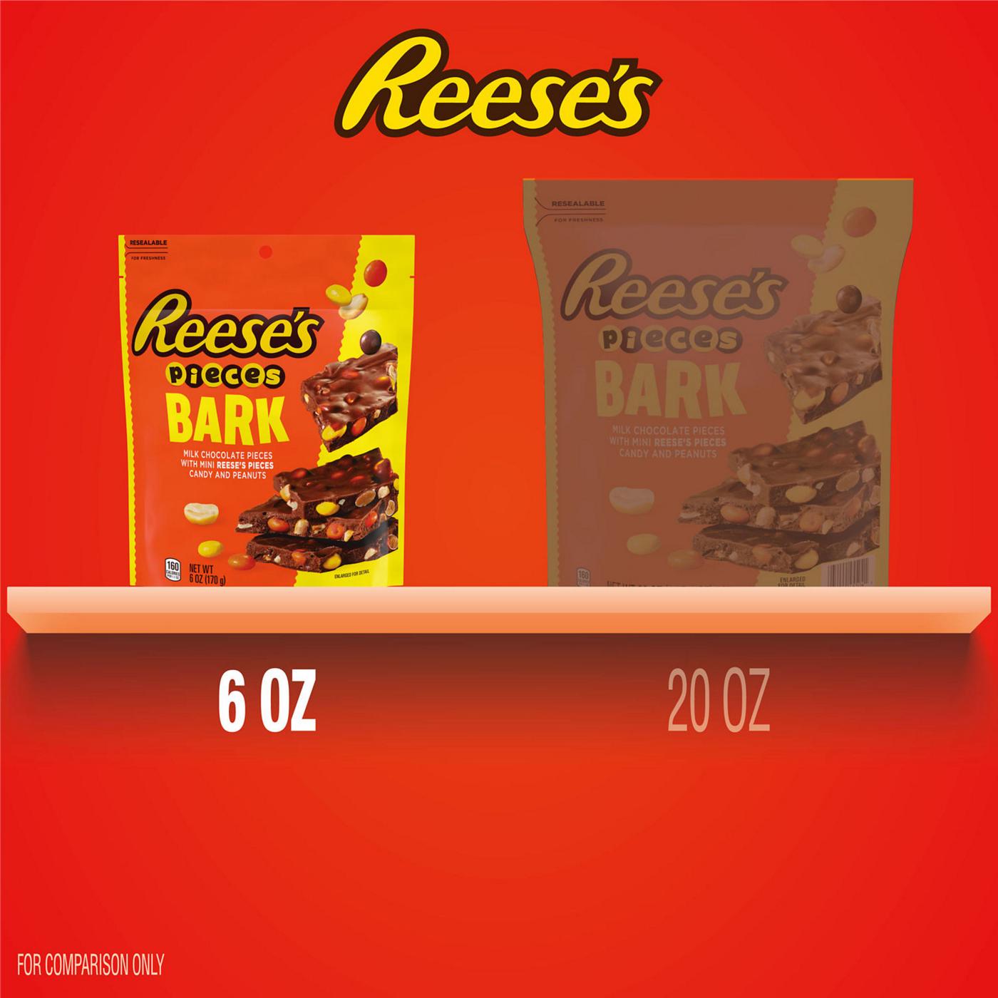 Reese's Pieces Milk Chocolate Candy with Peanuts Bark; image 5 of 7