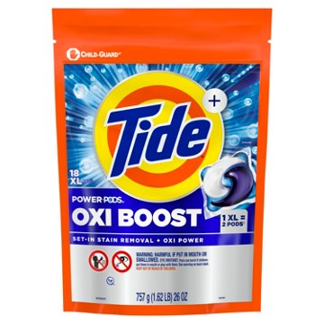 Tide Oxi Boost Power PODS Laundry Detergent Pacs