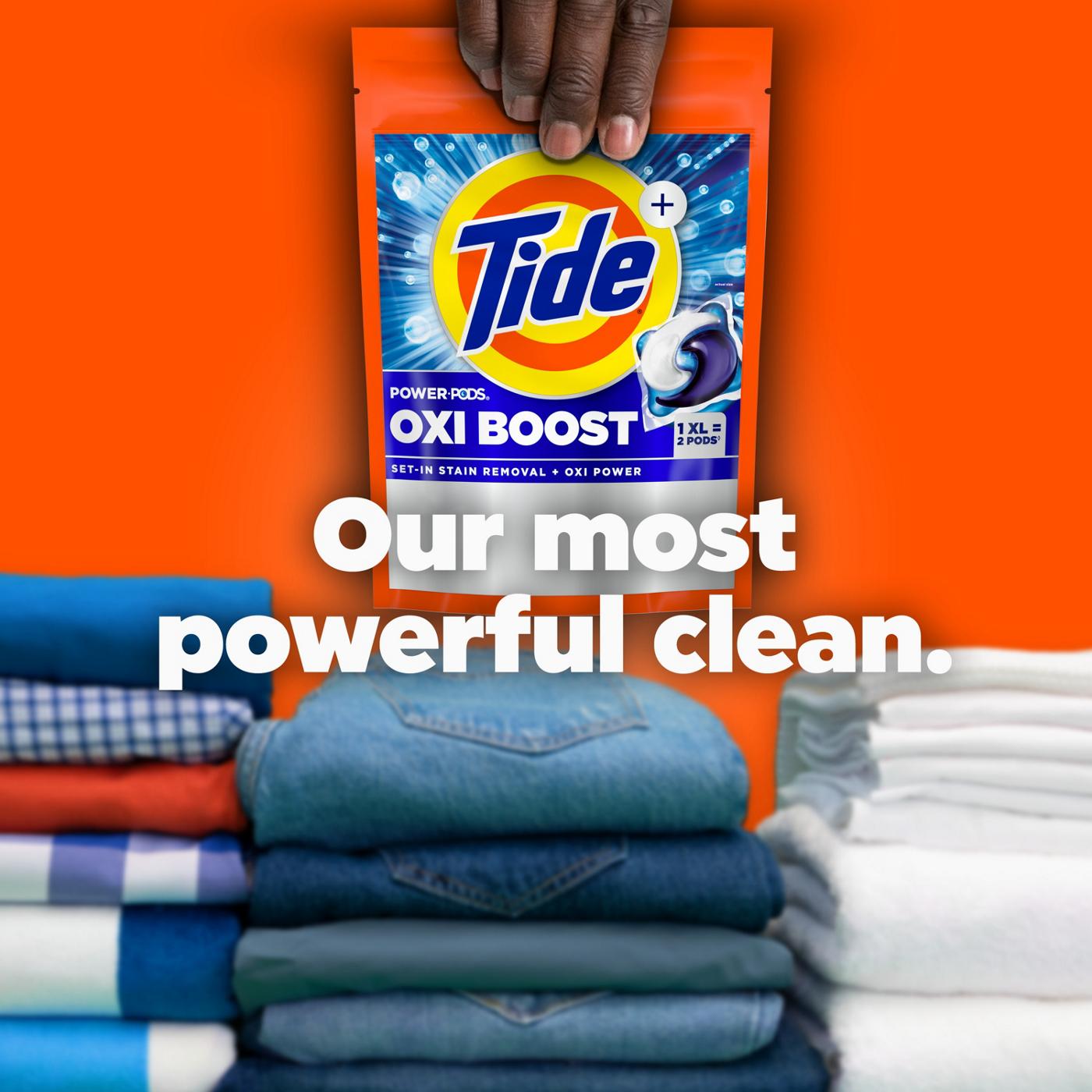 Tide Oxi Boost Power PODS Laundry Detergent Pacs; image 9 of 9