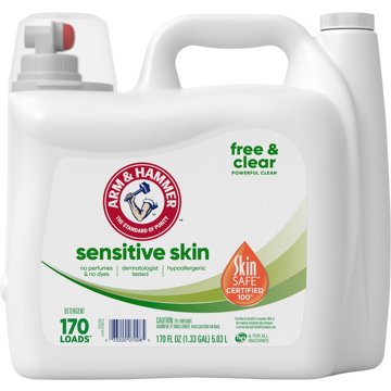 Arm & Hammer Liquid Laundry Detergent Sensitive Skin 170 Loads