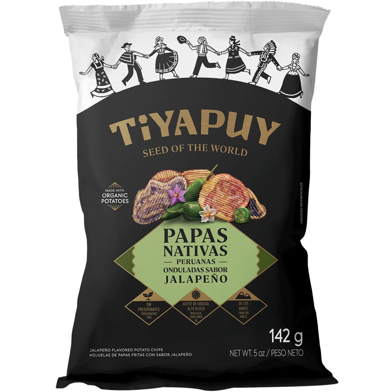 Tiyapuy Jalapeño Potato Chips, 5 oz | Central Market