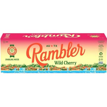 Rambler Wild Cherry Sparkling Water 12 pk Cans