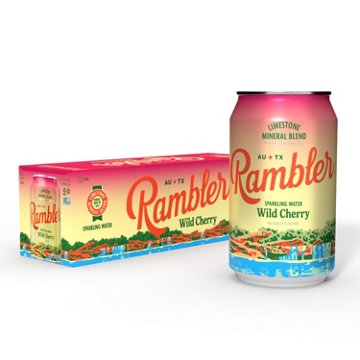 Rambler Wild Cherry Sparkling Water 12 pk Cans