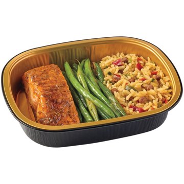 Bayou Boil House by H-E-B Cajun Salmon Rice & Green Beans