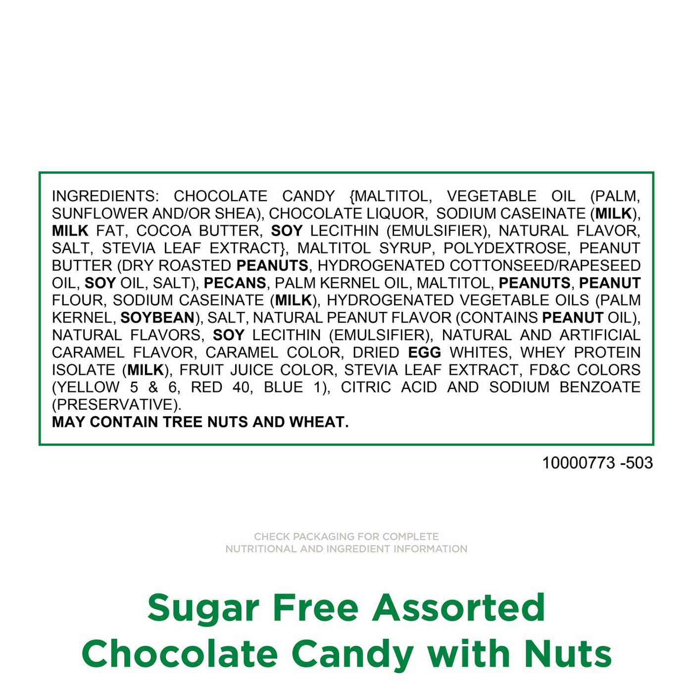 Russell Stover Sugar Free Assorted Chocolate Candy with Nuts; image 3 of 10