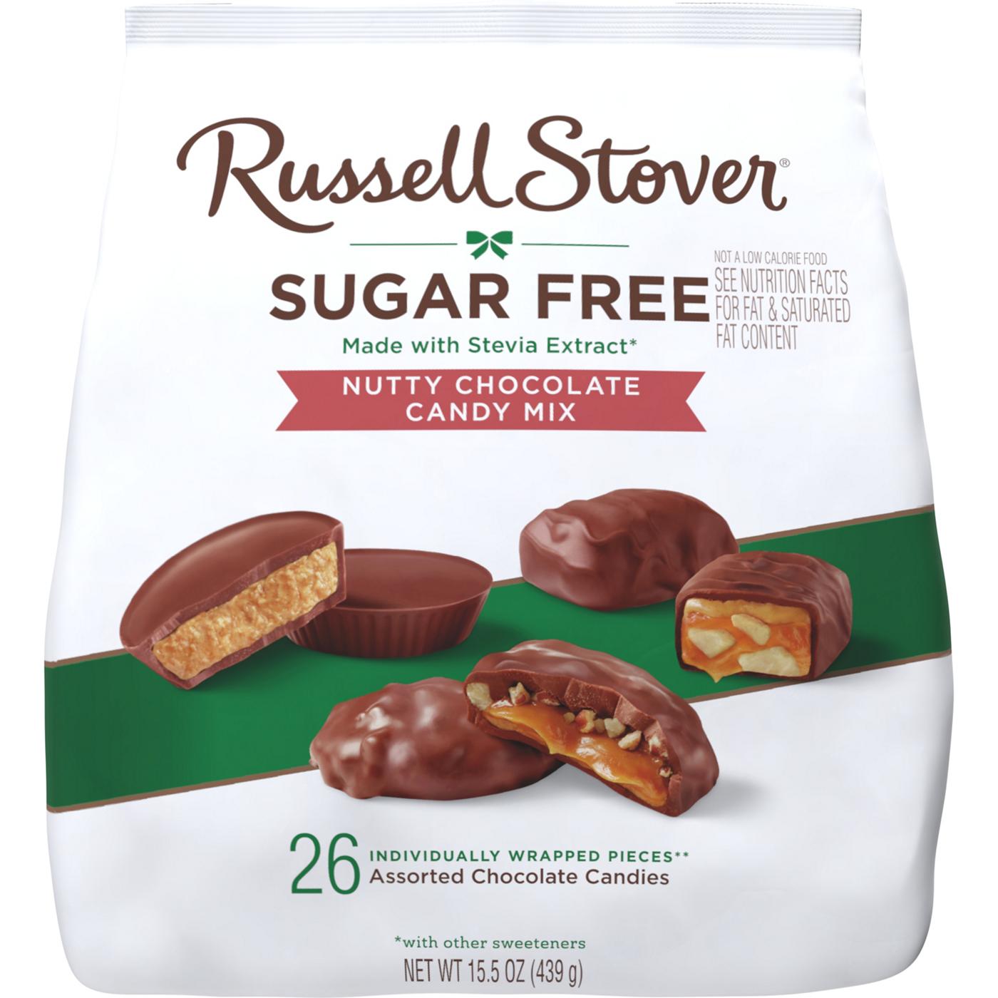 Russell Stover Sugar Free Assorted Chocolate Candy with Nuts; image 4 of 10