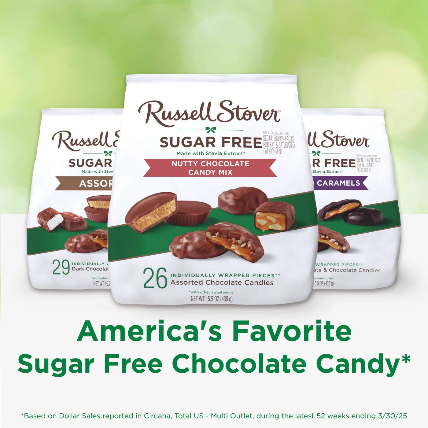 Russell Stover Sugar Free Assorted Chocolate Candy with Nuts; image 7 of 10