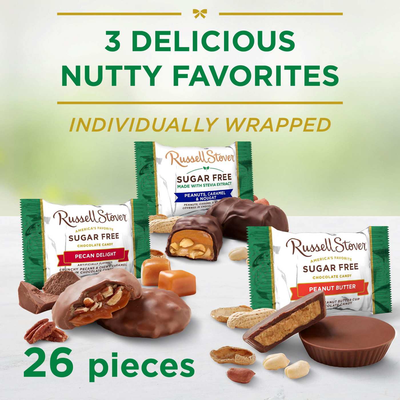 Russell Stover Sugar Free Assorted Chocolate Candy with Nuts; image 9 of 10