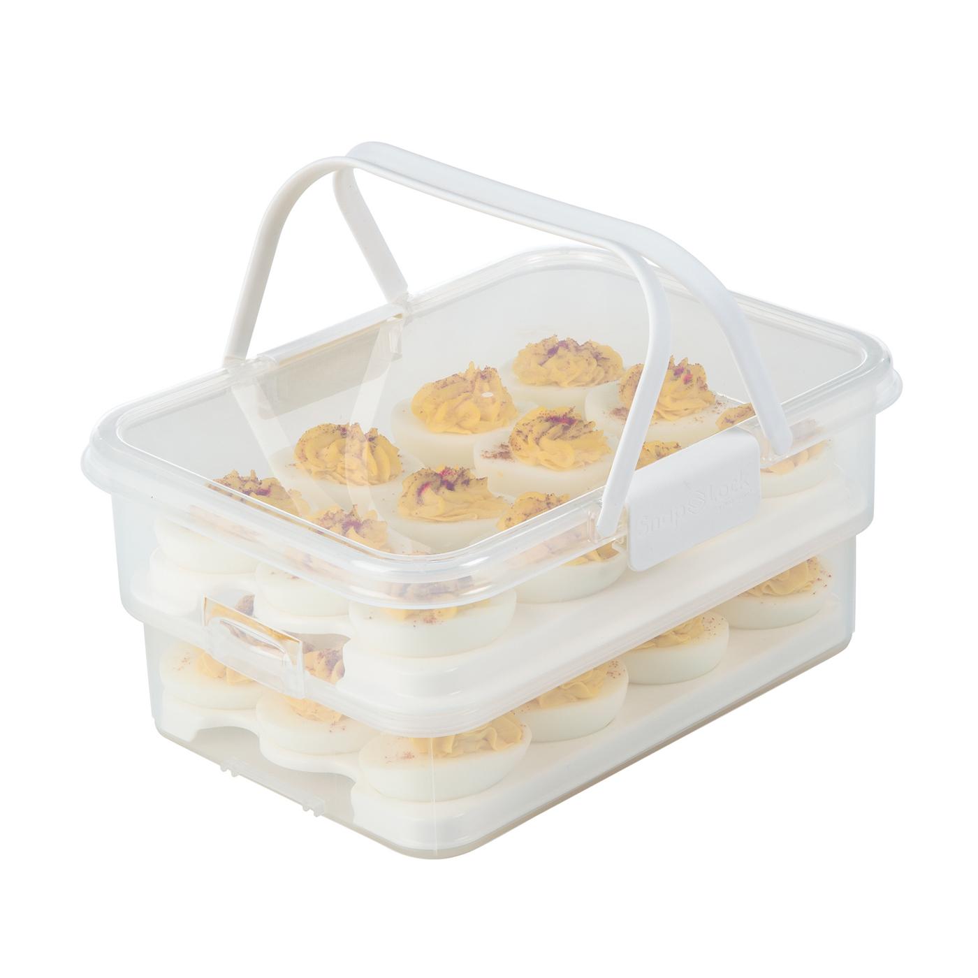 Progressive SnapLock Collapsible 24 Deviled Egg Carrier; image 3 of 8