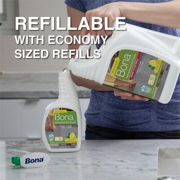 Bona Hard Surface Floor Spray Cleaner - Lemon Mint, 22 oz