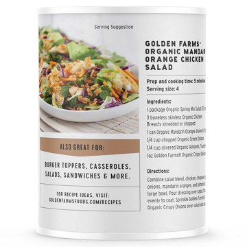 Golden Farms Organic Crispy Onions, 6 oz