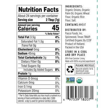 Golden Farms Organic Crispy Onions, 6 oz