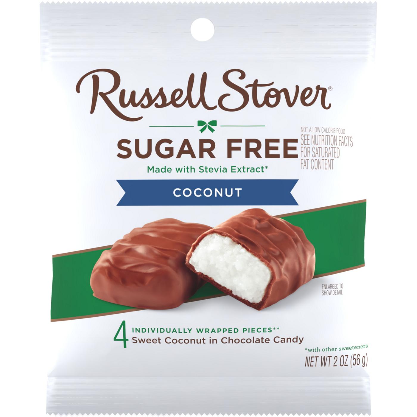 Russell Stover Sugar Free Coconut in Chocolate Candy; image 7 of 10