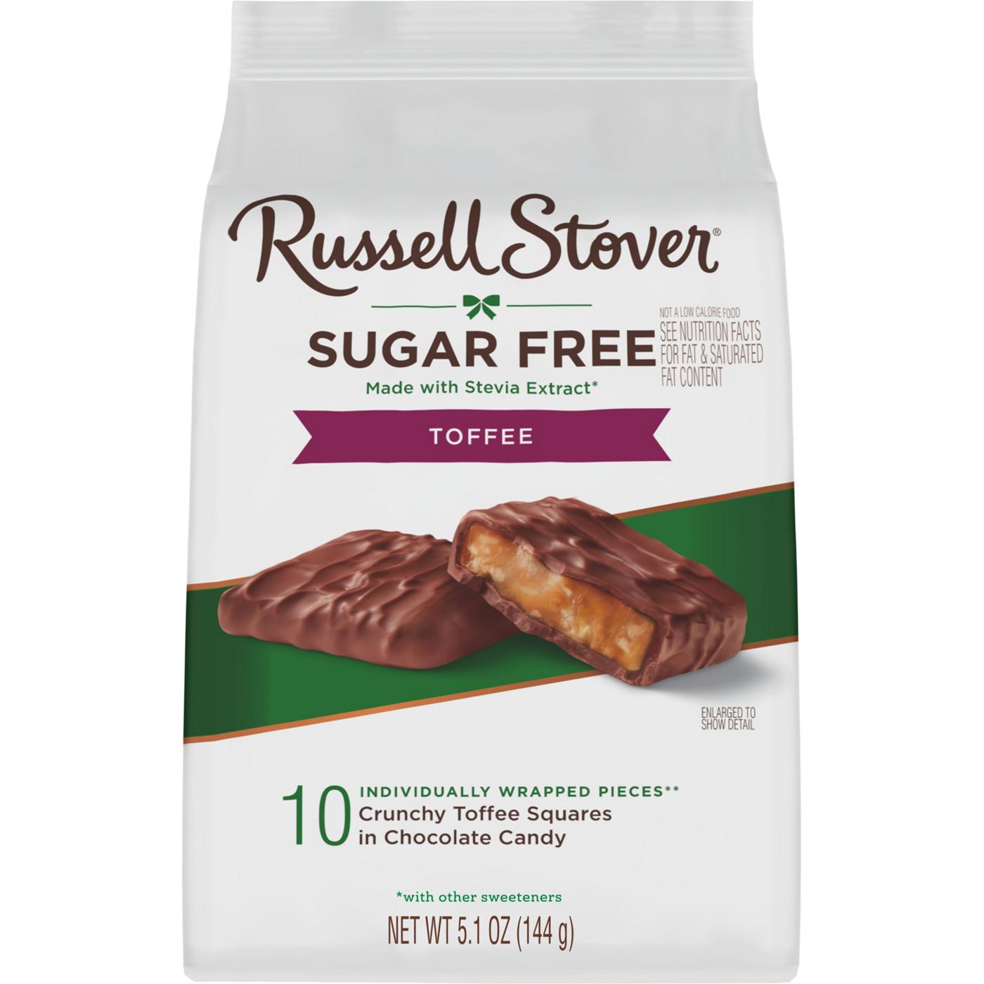 Russell Stover Sugar Free Toffee Squares in Chocolate Candy; image 8 of 10