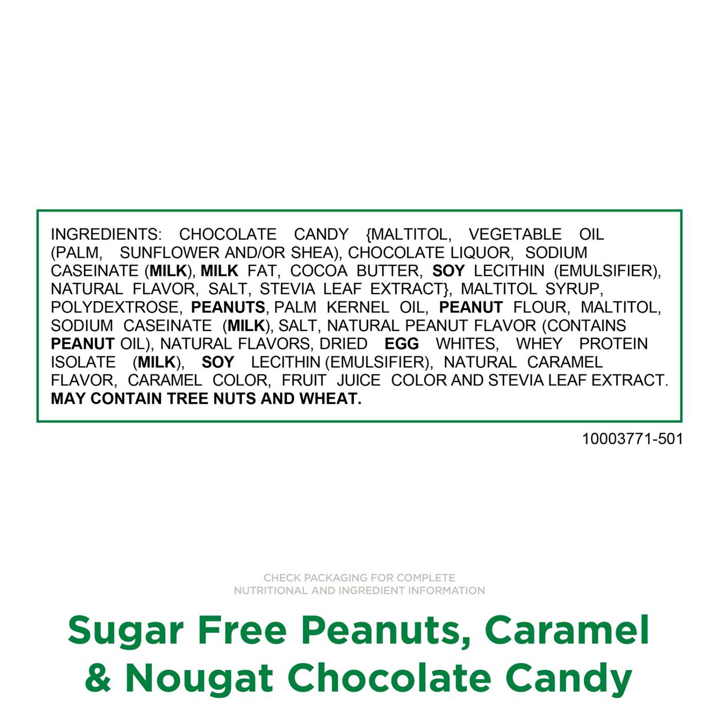 Russell Stover Sugar Free Peanut, Caramel & Nougat Chocolate Candy; image 6 of 10