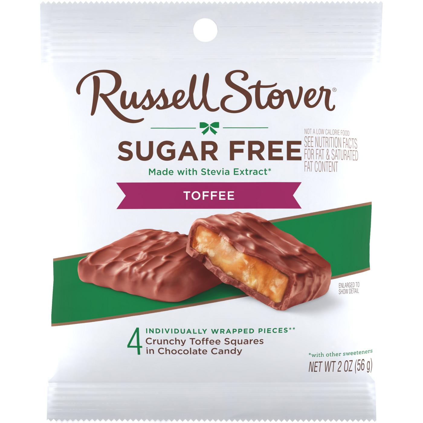 Russell Stover Sugar Free Toffee Squares in Chocolate Candy; image 8 of 10
