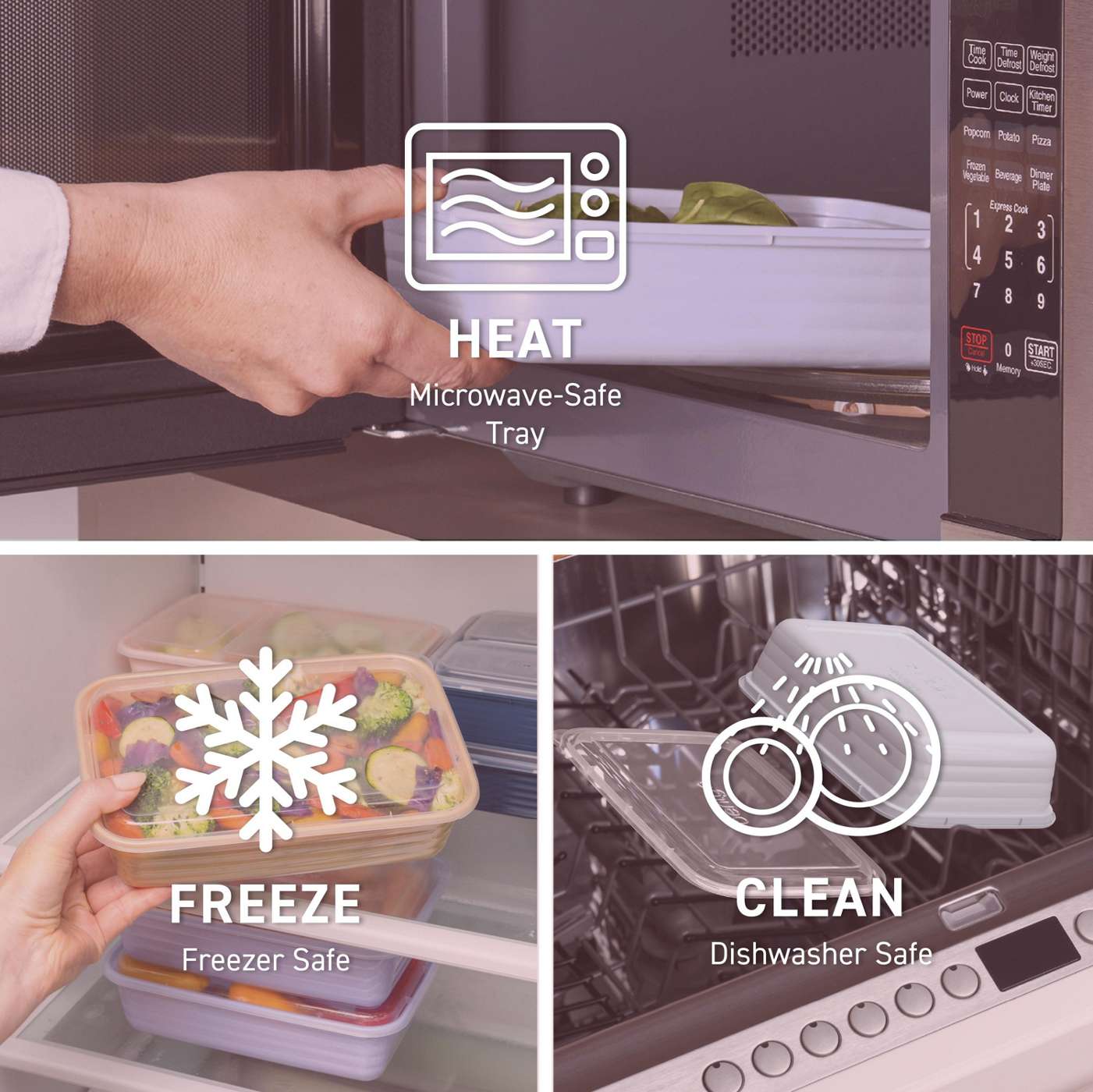 Bentgo Prep 1 Compartment Container - Blush Pink; image 4 of 4