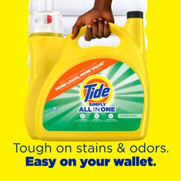 Tide Simply Clean All In One, 138 Loads - Daybreak Fresh, 182 oz