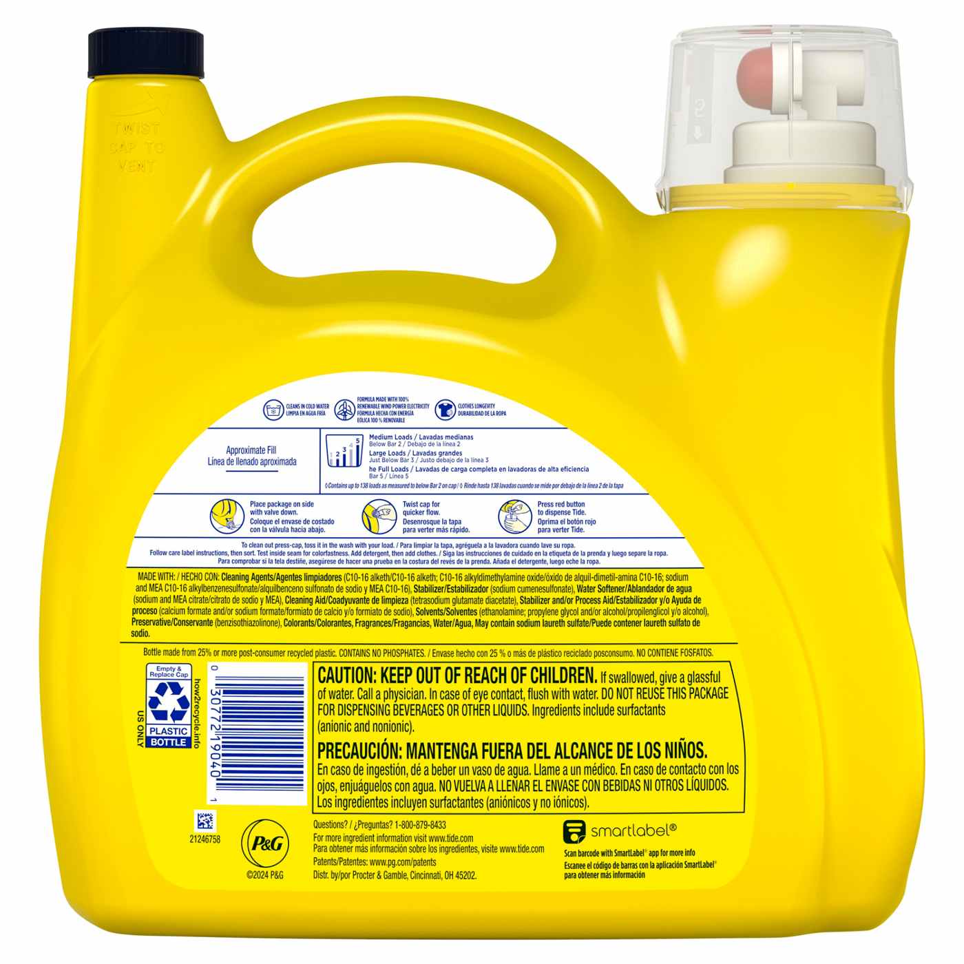 Tide Simply Clean All In One, 138 Loads - Daybreak Fresh; image 6 of 8