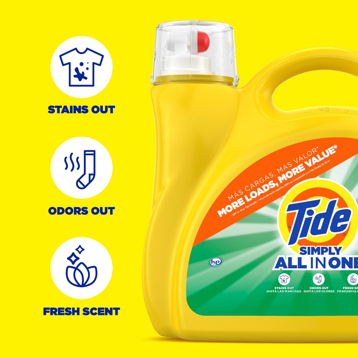 Tide Simply Clean All In One, 138 Loads - Daybreak Fresh; image 7 of 8