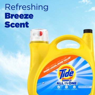 Tide Simply Clean All In One, 138 Loads - Refreshing Breeze, 182 oz