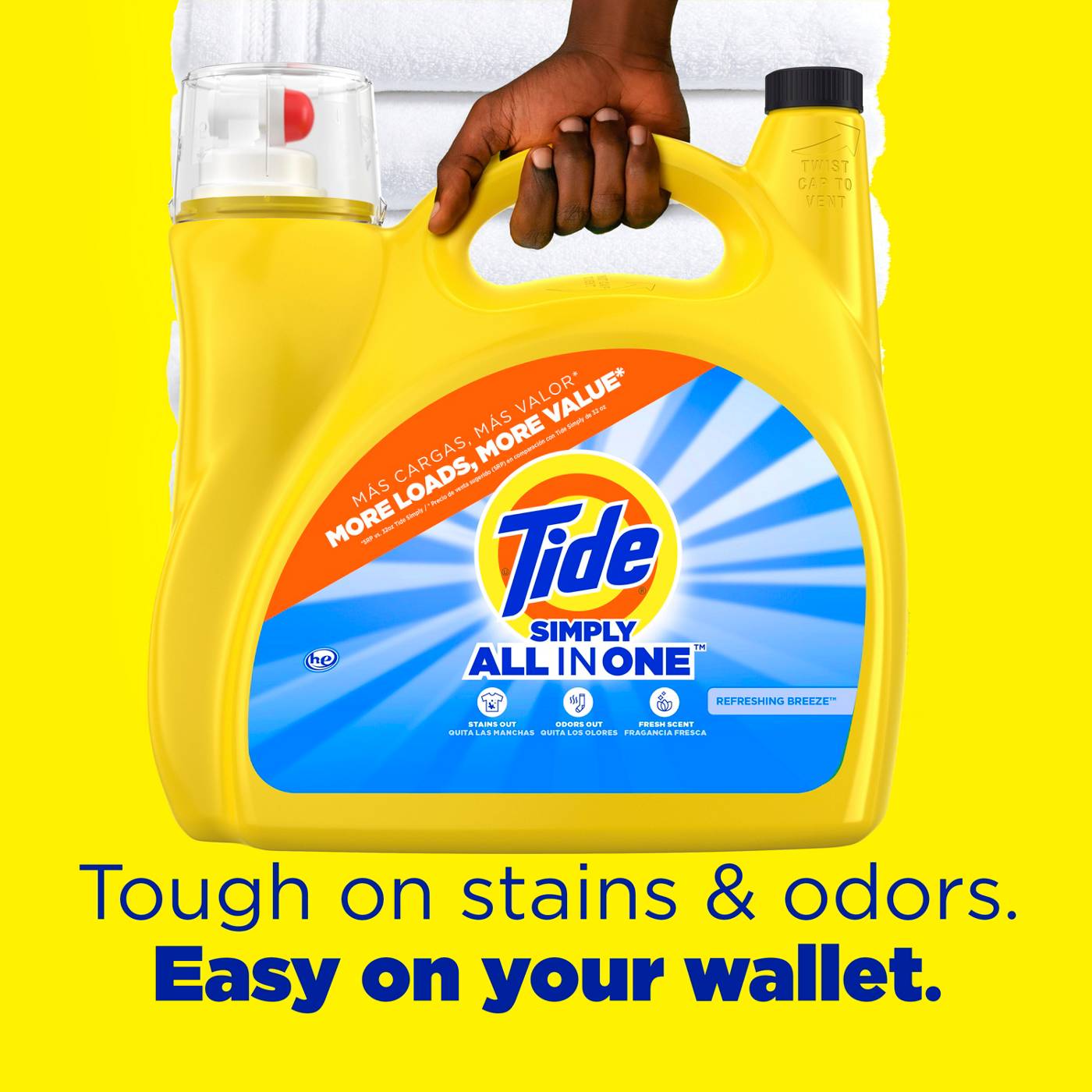 Tide Simply Clean All In One, 138 Loads - Refreshing Breeze; image 3 of 8