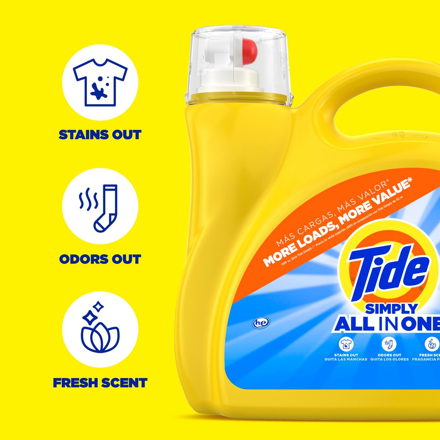 Tide Simply Clean All In One, 138 Loads - Refreshing Breeze; image 8 of 8