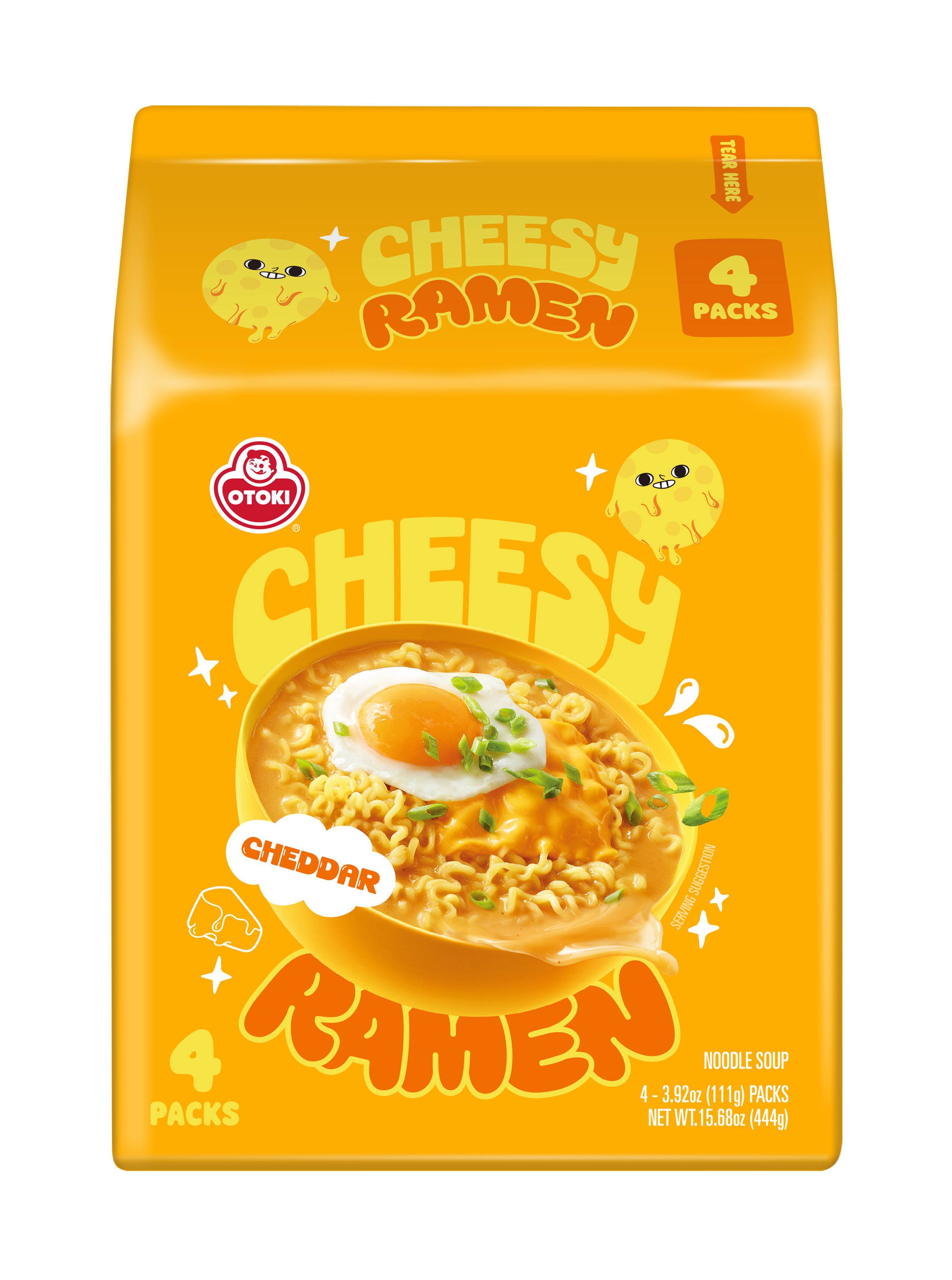 Ottogi Cheesy Spicy Ramen 4 Pack, 15.68 oz | Joe V's Smart Shop