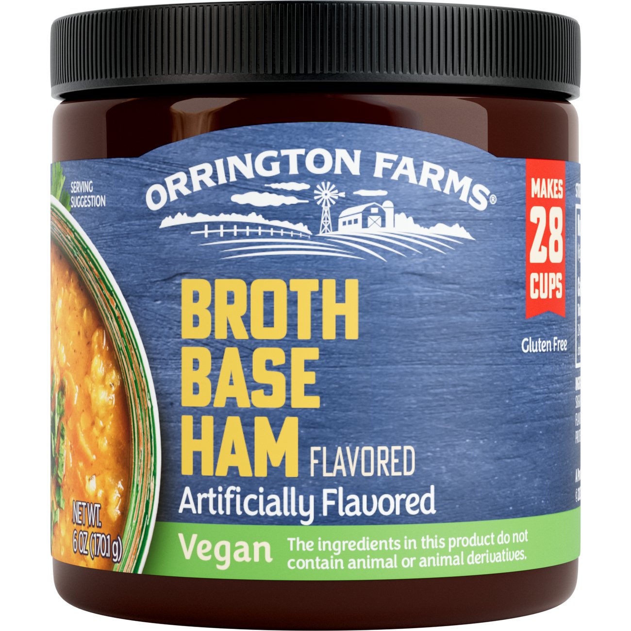 Orrington Farms Vegan Broth Base Ham - Shop Broth & bouillon at H-E-B