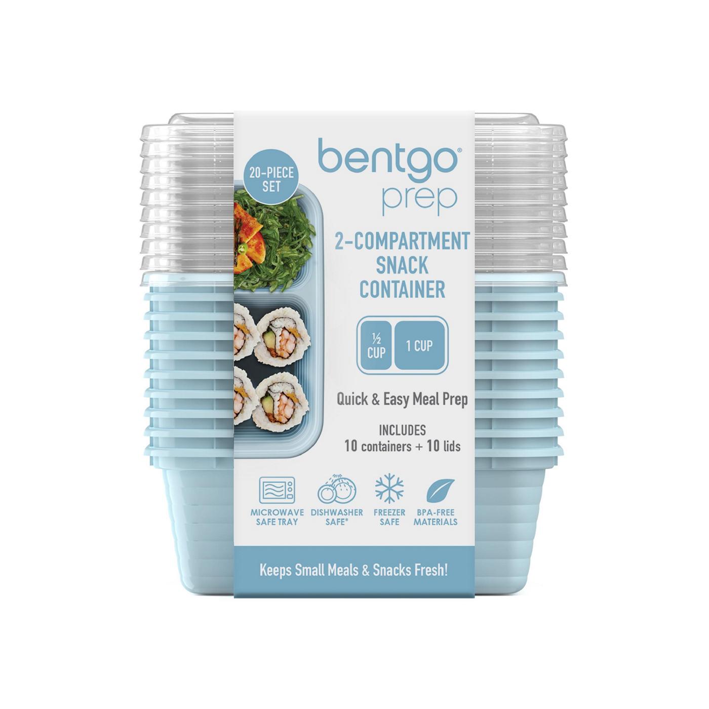 Bentgo Prep 2 Compartment Snack Container - Sky; image 1 of 8