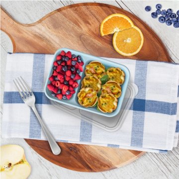 Bentgo Prep 2 Compartment Snack Container - Sky, 10 pk