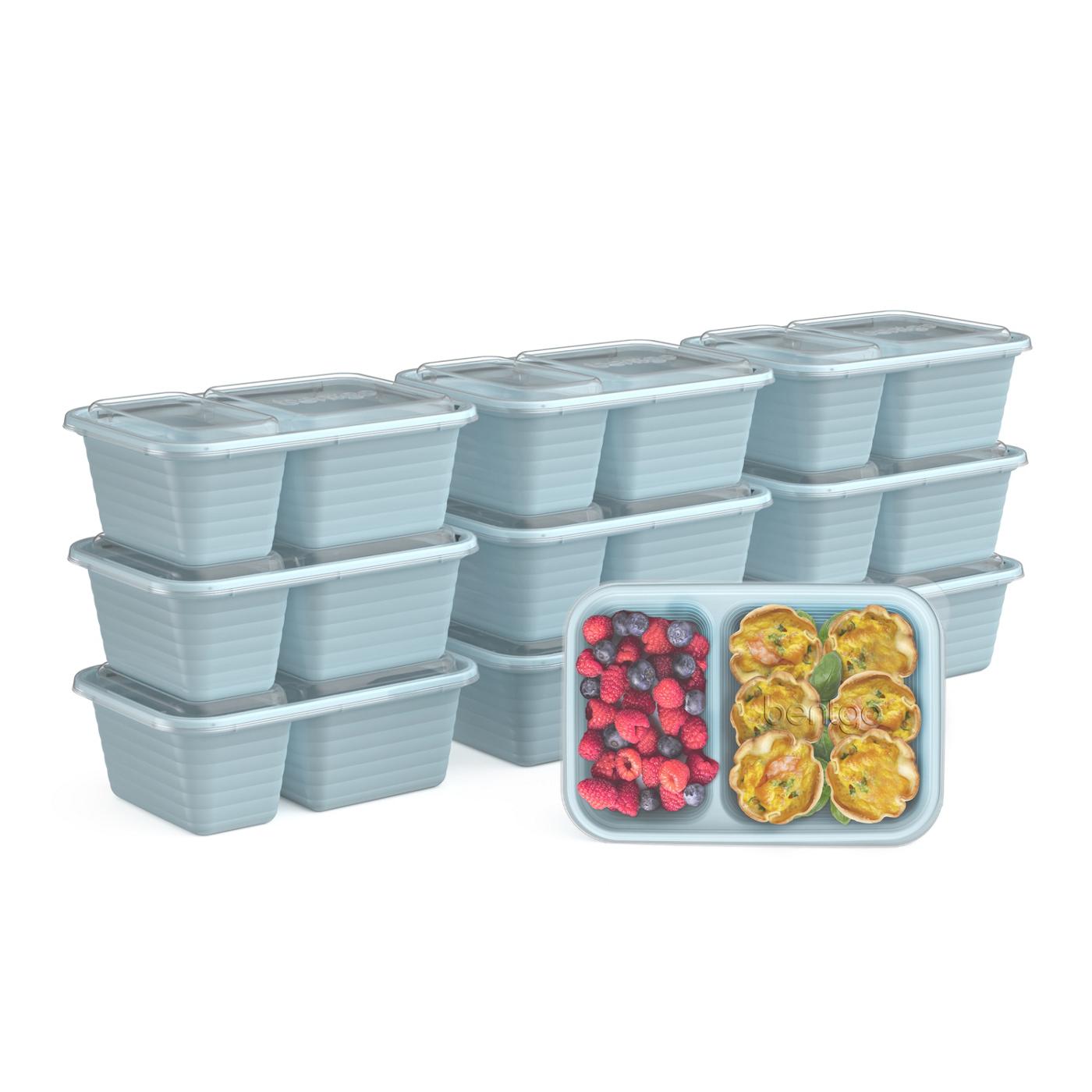 Bentgo Prep 2 Compartment Snack Container - Sky; image 7 of 8