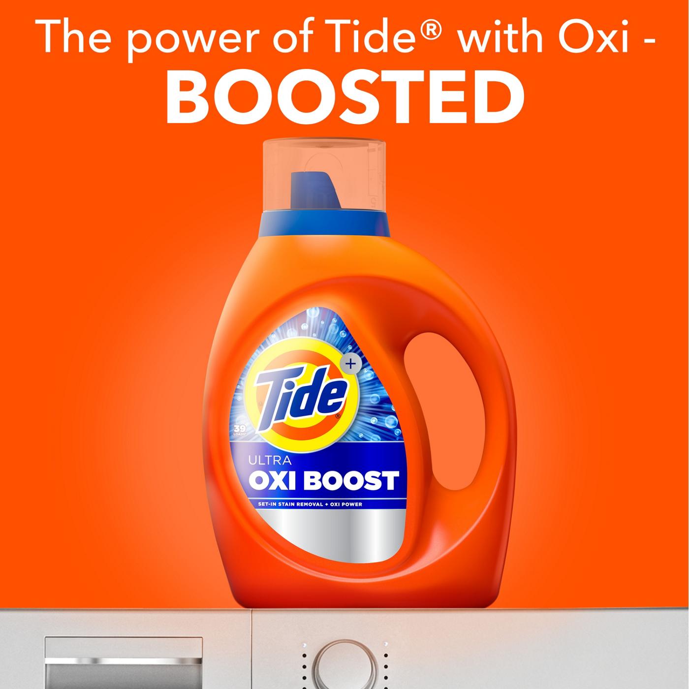 Tide Ultra Oxi Liquid Laundry Detergent, 105 Loads; image 3 of 10