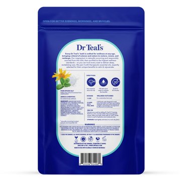 Dr Teal's Pure Epsom Salt Magnesium Soaking Solution - Arnica Body Relief, 3 lb