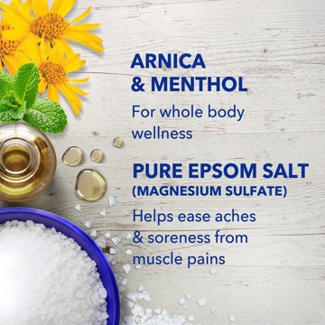 Dr Teal's Pure Epsom Salt Magnesium Soaking Solution - Arnica Body Relief, 3 lb