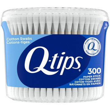Q-tips Orginal Cotton Swabs Tub, 300 ct