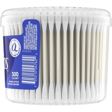 Q-tips Orginal Cotton Swabs Tub, 300 ct