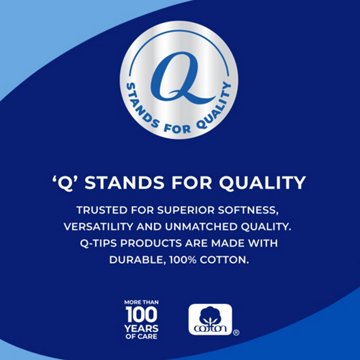 Q-tips Orginal Cotton Swabs Tub, 300 ct