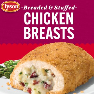 Tyson Frozen Stuffed Chicken Breasts Creme Brie Apple